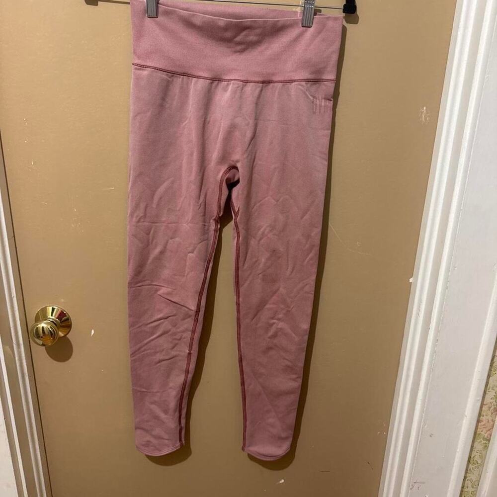 Gymshark Studio Seamless Leggings – Blush Pink – Size S – Preowned